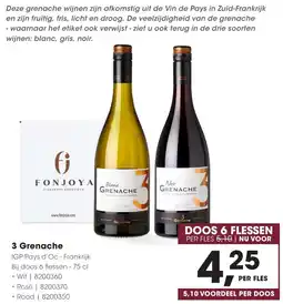 Hanos 3 Grenache aanbieding