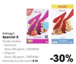 Hanos Kellogg's Special K aanbieding