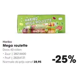 Hanos Haribo Mega roulette aanbieding