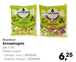 Hanos Napoleon Snoepkogels aanbieding