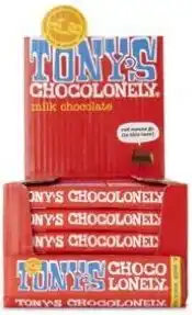 Hanos Tony's Chocolonely Chocoladerepen Melk aanbieding