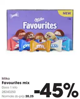 Hanos Milka Favourites mix aanbieding