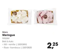 Hanos Maro Meringue aanbieding