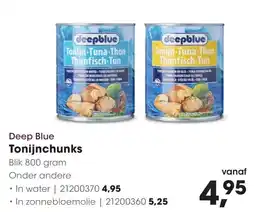 Hanos Deep Blue Tonijnchunks aanbieding