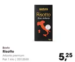 Hanos Bosto Risotto aanbieding