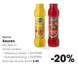 Hanos Remia Sauzen aanbieding