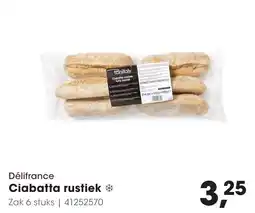 Hanos Ciabatta rustiek aanbieding