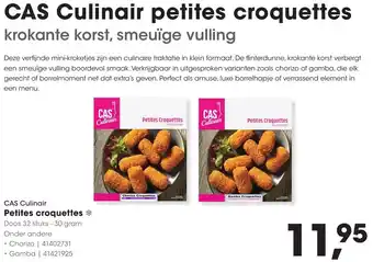 Hanos CAS Culinair Petites croquettes aanbieding