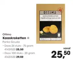 Hanos Ottimo Kaaskroketten aanbieding