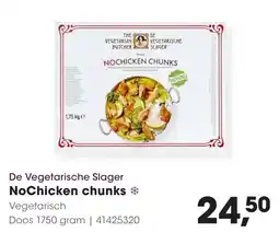 Hanos De Vegetarische Slager NoChicken chunks aanbieding