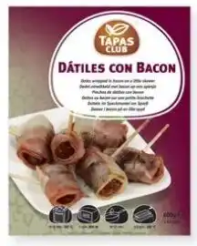 Hanos Tapas Dadels met bacon aanbieding