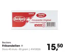 Hanos Beckers Frikandellen aanbieding