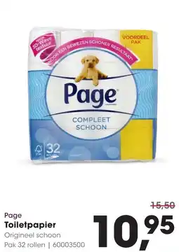 Hanos Page Toiletpapier aanbieding