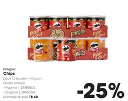 Hanos Pringles Chips aanbieding
