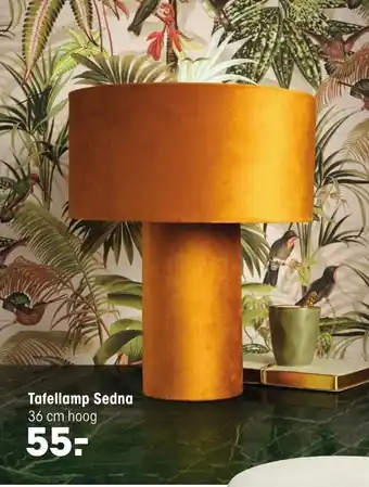 Kwantum Tafellamp Sedna 36cm aanbieding