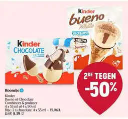 Delhaize Kinder Bueno of Chocolate aanbieding
