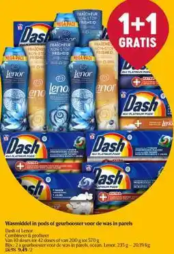 Delhaize Dash of Lenor aanbieding