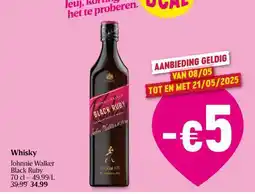 Delhaize Johnnie Walker Black Ruby aanbieding