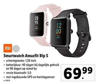 Lidl Xiaomi smartwatch amazfit bip s aanbieding