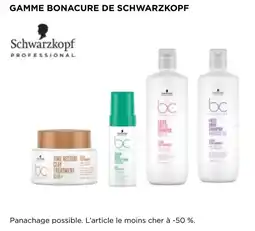 Pro-Duo Schwarzkopf gamme bonacure de schwarzkopf aanbieding