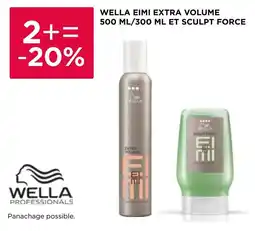 Pro-Duo Wella eimi extra volume et sculpt force aanbieding