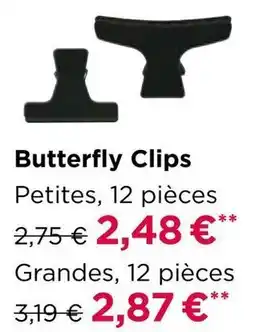 Pro-Duo Butterfly Clips aanbieding