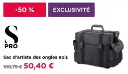 Pro-Duo S Pro Sac d'artiste des ongles noir. aanbieding