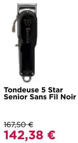 Pro-Duo Wahl Tondeuse 5 Star Senior Sans Fil Noir aanbieding