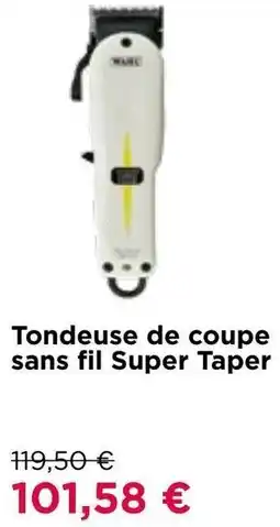 Pro-Duo Wahl Tondeuse de coupe sans fil Super Taper aanbieding