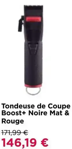 Pro-Duo Babyliss Pro Tondeuse de Coupe Boost+ Noire Mat & Rouge aanbieding