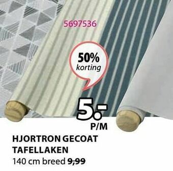 Jysk Hjortron gecoat tafellaken aanbieding