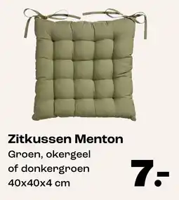 Kwantum Zitkussen Menton aanbieding