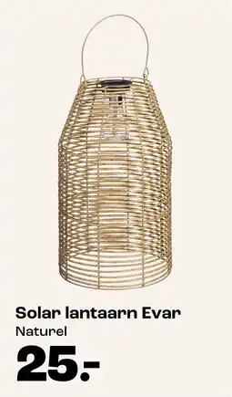 Kwantum Solar lantaarn Evar aanbieding