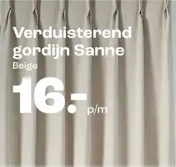 Kwantum Verduisterend gordijn Sanne aanbieding