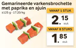 Bon Ap Gemarineerde varkensbrochette met paprika en ajuin aanbieding