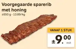 Bon Ap Voorgegaarde sparerib met honing aanbieding