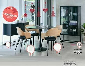 Jysk Virum vitrinekast aanbieding