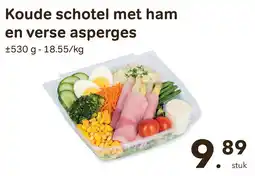 Bon Ap Koude schotel met ham en verse asperges aanbieding