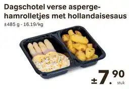 Bon Ap Dagschotel verse asperge hamrolletjes met hollandaisesaus aanbieding