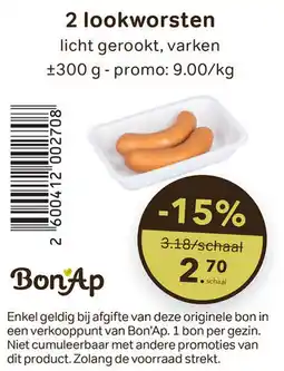 Bon Ap 2 lookworsten aanbieding