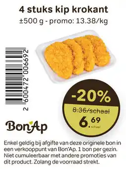 Bon Ap Kip krokant aanbieding