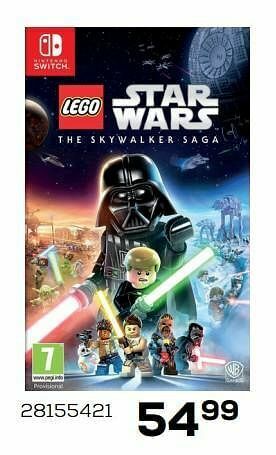 Supra Bazar Lego star wars the skywalker saga aanbieding
