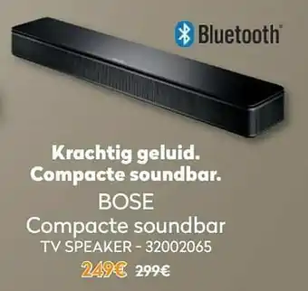 Krëfel Bose compacte soundbar tv speaker aanbieding