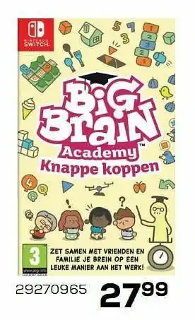 Supra Bazar Big brain academy knappe koppen aanbieding