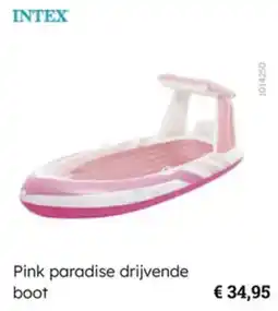 Multi bazar Intex Pink paradise drijvende boot aanbieding