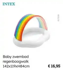 Multi bazar Intex Baby zwembad regenboogwolk aanbieding