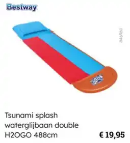 Multi bazar Bestway Tsunami splash waterglijbaan double H2OGO aanbieding