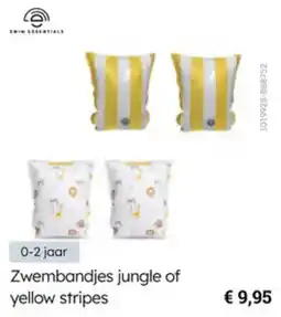 Multi bazar Zwembandjes jungle of yellow stripes aanbieding