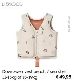Multi bazar Liewood Dove zwemvest peach / sea shell aanbieding