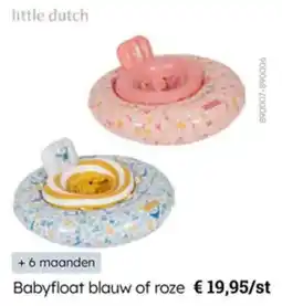 Multi bazar Little dutch Babyfloat blauw of roze aanbieding